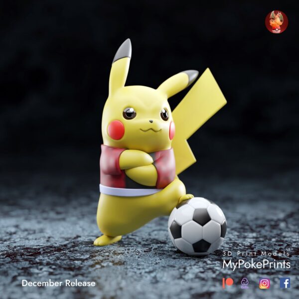 POKEMON FOOTBALL SEASON PACKAGE STL 3D PRINTING - Imagen 2